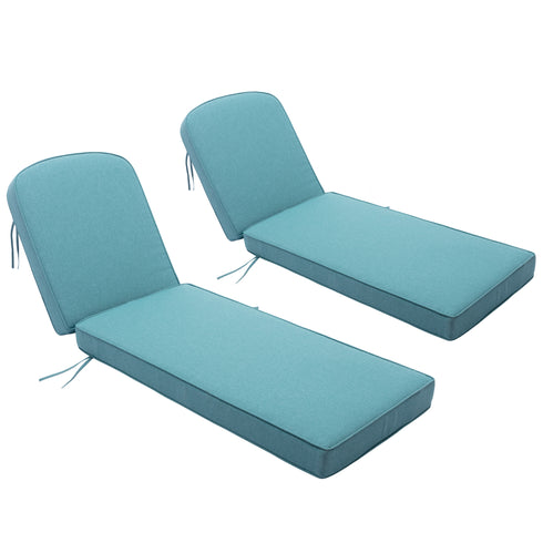 Ranu Extra Thick Outdoor Cushion Set – Green Patio Chair Cushions | Outdoor Seat & Back Cushions | Weather-Resistant Outdoor Cushions | Kinwell Furniture